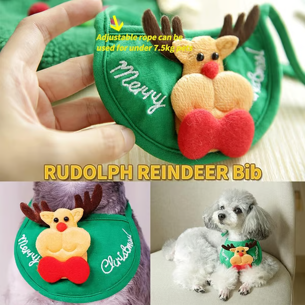 Adorable Christmas Pom-Pom Hat for Your Furry Friend Pets' Christmas