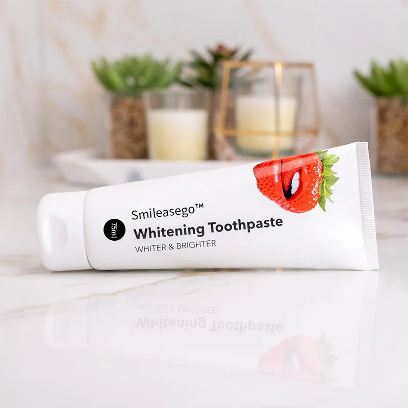 Smileasego™ Teeth Whitening Toothpaste with 8 Active Whitening Ingredients