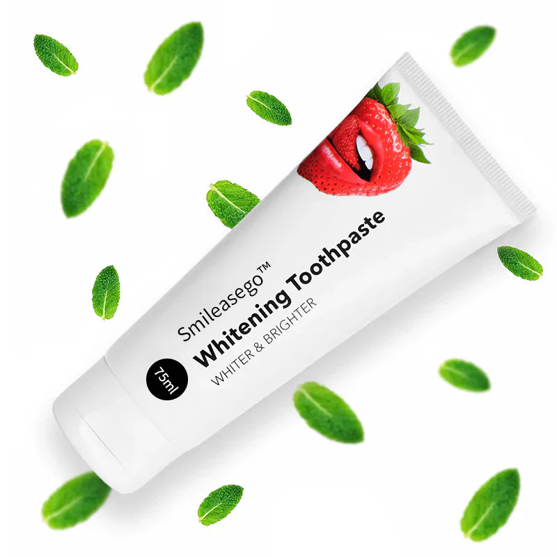 Smileasego™ Teeth Whitening Toothpaste with 8 Active Whitening Ingredients