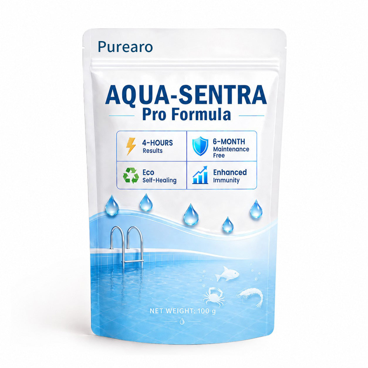 🦠 Purearo Green Water Defense Formula Help Keep Pools & Ponds Cleaner Longer