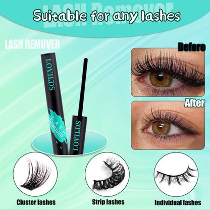 🔥🔥LOVILDS DIY Single Cluster Eyelashes – Natural, Thick & Curled