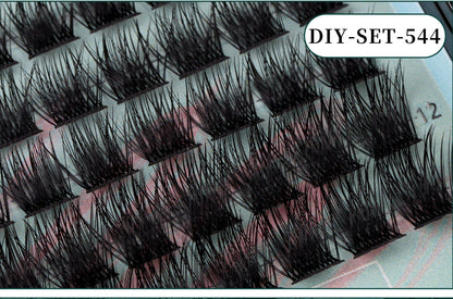 🔥🔥LOVILDS DIY Single Cluster Eyelashes – Natural, Thick & Curled