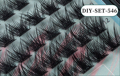 🔥🔥LOVILDS DIY Single Cluster Eyelashes – Natural, Thick & Curled
