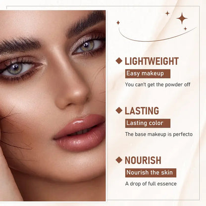 TAILEDEN™5-color Dual -Ended Foundation Concealer Stick Dual-ended with Built-in Brush, Moisturizing & Lightweight