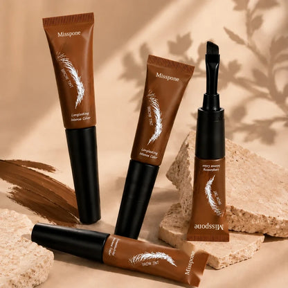 Misspone Peel-Off Brow Tint Natural-Looking, Long-Lasting Brow Color Easy Peel-Off • Smudge-Proof • Waterproof • 5 Natural Shades