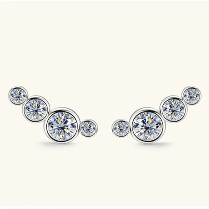 Minimalist Leaf - Motif Stud Earrings