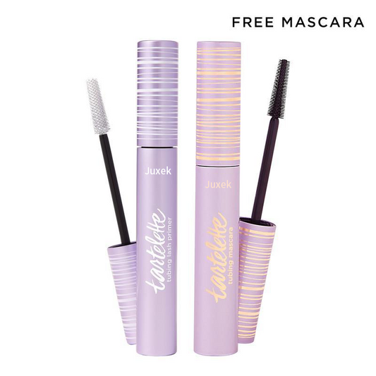 Juxek tubing mascara black & brown duo for lash makeup