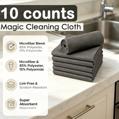 🔥(LAST DAY PROMOTION - 50% OFF )10 Counts Purearo Thickened Magic Cleaning Cloth